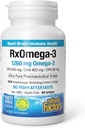 Natuurlijke Factoren RxOmega-3, Natuurlijke Ondersteuning voor Hart Gezondheid met DHA en EPA, Dagelijks Dieetsupplement, 60 Softgels