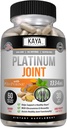 Kaya Naturals Platinum - Natuur gemaakt Bioperine, Glucosamine, Kurkuma met Boswellia, Gezond Antioxidant Eigenschappen, Kurkuma Curcumin 1334mg - 60 Capsules