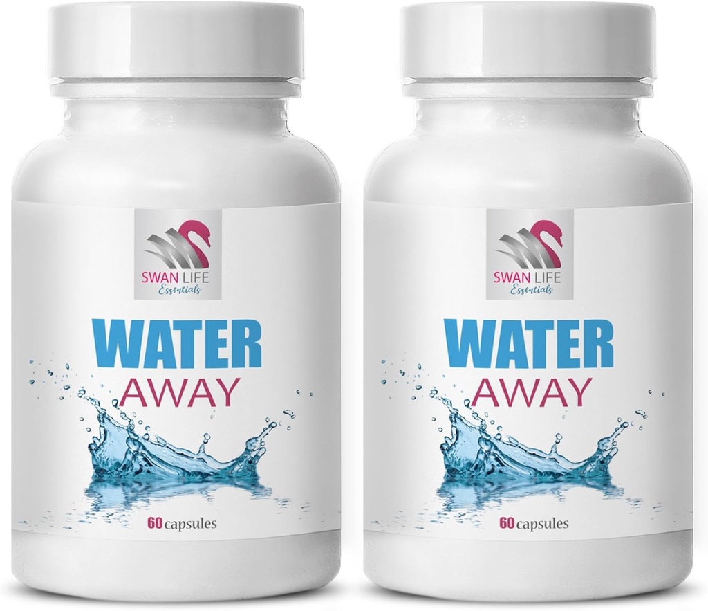 Diuretisch complex - AWAY - Waterbalans, Natuurlijke ondersteuning, Wellness, Diuretische formule, Watersteun, Natuurlijke vloeistofbalans, Diuretische capsules, vochtbalans, Diuretische capsules 2 Bot 120 Caps