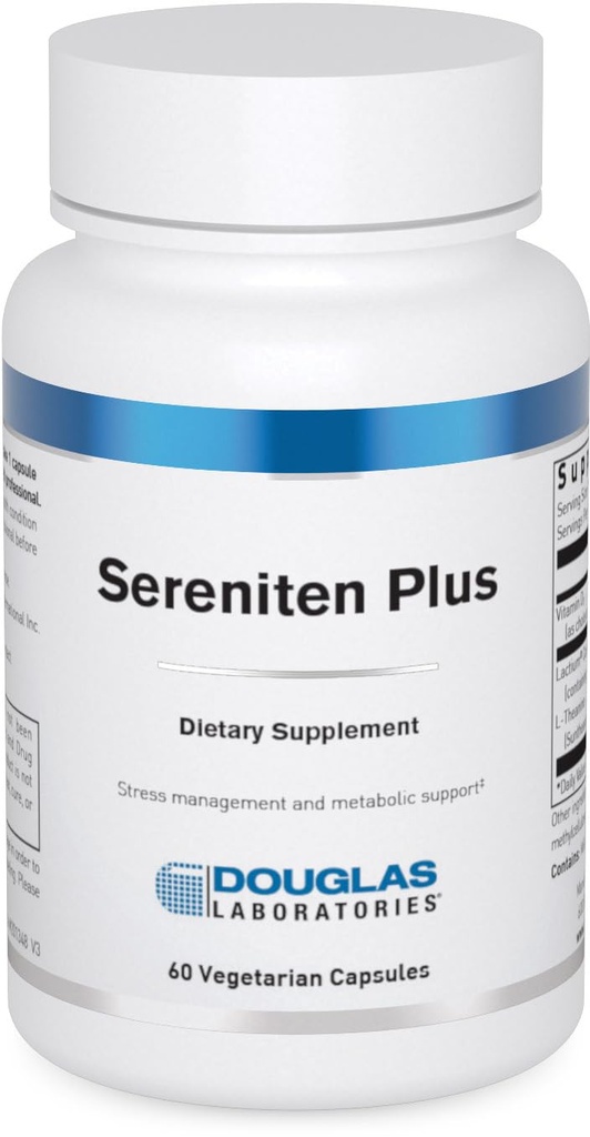 Douglas Laboratories Sereniten Plus Ondersteunt Metabolisme, Stress Management, Slaap, en Cortisol verordening 60 Capsules