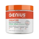 Genius Micronized Creatine Monohydraat Poeder, Post Workout Supplement, Groene Apple - 100% natuurlijk Gearomatiseerd en gezoet - Ondersteunt spieropbouw, Cellular Energy & Cognitive functie