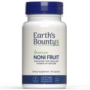 Bounty de la Terre Hawaïen Noni Capsules de fruits - 60 capsules de légumes - Système immunitaire sain et soutien sanitaire conjoint - 100% naturel et pur Noni - Végétarien