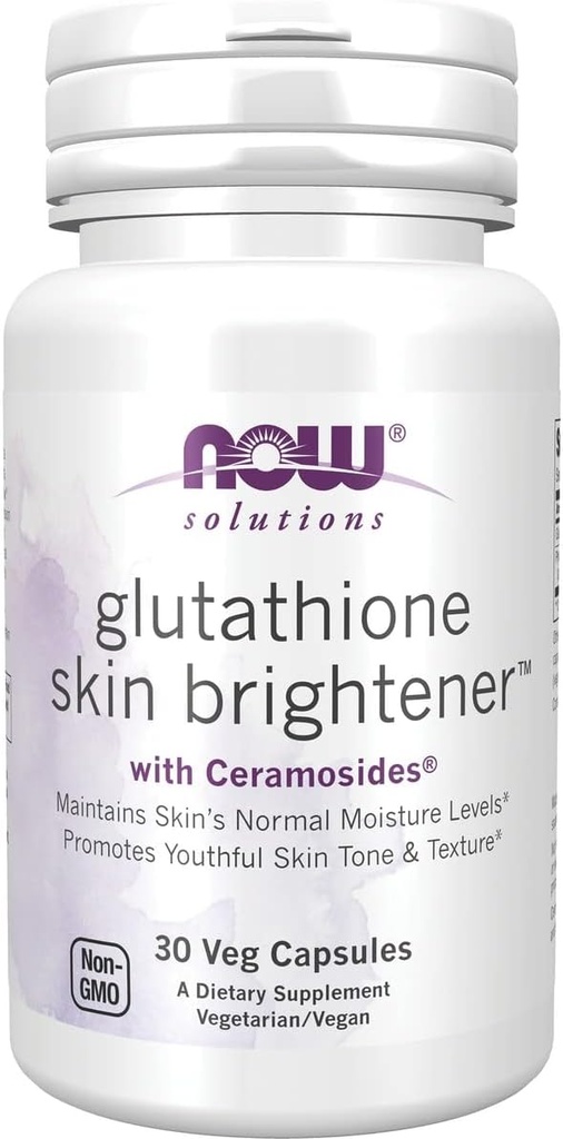 Glutathione huidverhelderer met Ceramosides Nu Eten 30 VCaps