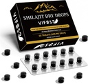 Shilajit Dry Drops, Shilajit Supplement, 36000 Mg Biologische Shilajit Maximale Potentie, Energie Booster, Gold Grade Nature Shilajit voor Energie Ondersteuning, 1 Pack van 60 Telt