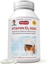 ANDREW LESSMAN Vitamine D3 3000 IE 180 Capsules - Hoge sterkte, essentieel voor Calcium Absorptie, Ondersteunt botgezondheid, gezonde spierfunctie, immuunsysteem, Meer. Klein Makkelijk doorslikken Capsules