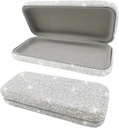 Bling zonnebril geval, Shiny Diamond zonnebril harde geval leuke glazen geval, Rhinestone glazen geval voor vrouwen