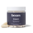 Beam Dream Sleep Capsules, L-Theanine, Apigenin, Reishi en Magnesium, derde partij getest natuurlijke slaaphulp & slaapsupplement voor diepe slaap, ontspanning en herstel, slaapondersteuning, 30 porties