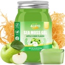 (18 OZ) Irish Sea Moss Gel Biologische Raw Vegan Apple Smaak 102 Vitaminen en Mineralen Wild Geoogste Non-GMO Immune Defense Booster Thyroid Digestieve Ondersteuning