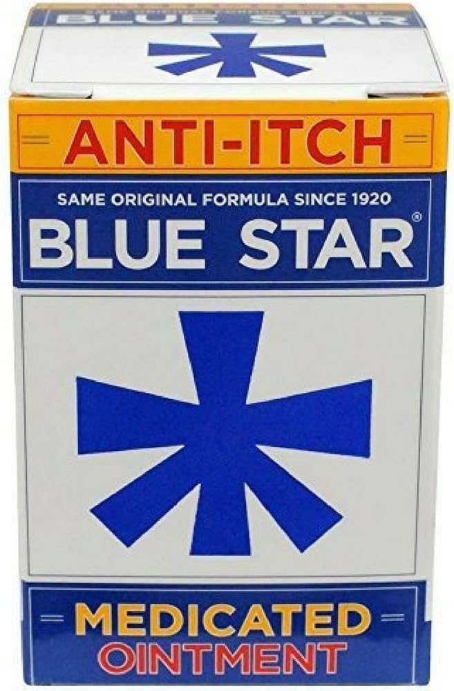 Blue Star Anti-Itch Gemedicineerde Zalf 2 oz (verpakking van 9)