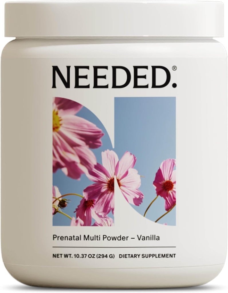 J'avais besoin. Poudre de multivitamine de vanille avec choline pour la prénatale, la grossesse, l'allaitement, la postpartum