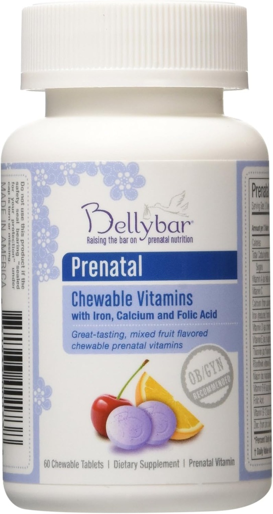 Prenatale kauwtabletten van Bellybar 60 tabbladen