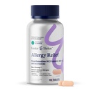 Foster & Thrive Fexofenadine HCl Non Drowsy Allergie Relief for Hay Fever, Pollen, Itchy Eyes, and Seasonal Allergies, Effectieve Ondersteuning voor kinderen en volwassenen, 180 mg, 100 tabletten