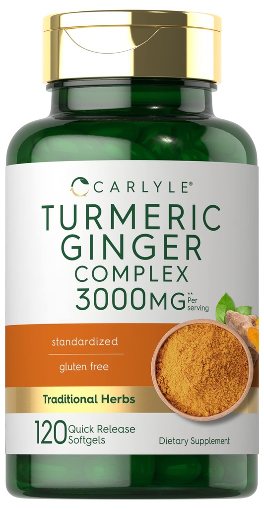 Carlyle Kurkuma en Gembersupplement 3000 mg 