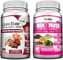 GreeNatr Energy Boost Plus Menopauze Support Bundle: Onze paddo supplement biedt een natuurlijke energie Boost, het bevorderen van duurzame vitaliteit + Herbal Menopauze Complex voor Hot Flashes, Nacht Sweaters