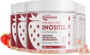 Inositol Gummies, Inositol Supplement met Myo-Inositol & D-Chiro Inositol + Vitamine D3, Ideaal 40:1 Ratio, met Magnesium Glycinate 400mg, Ondersteunt de reguliere cyclus voor vrouwen, Veganist, 5 Pack