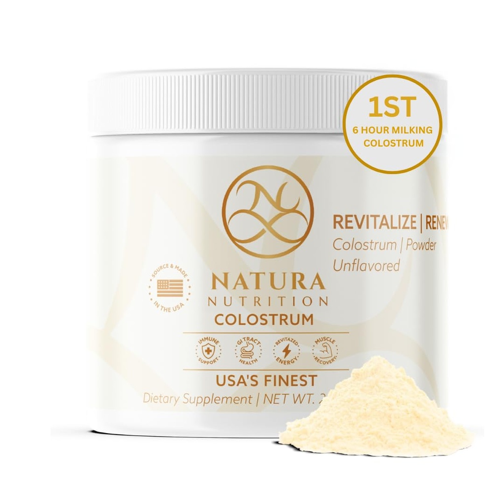 Grass-Fed Bove Colostrum Powder 100% Pure, First Milking 
