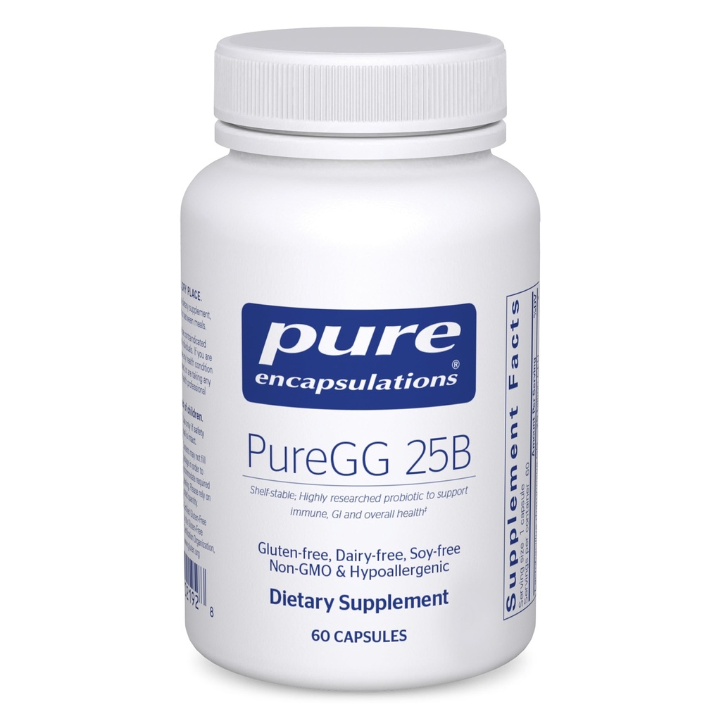 Pure Encapsulations PureGGG 25B) favorise la santé IG et immunitaire à tous les âges 60 capsules
