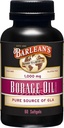 Barlean's Borage Oil Supplements, Cold Pressed Pure Borage Seed Oil Supplement Softgels voor mannen en vrouwen, 1000 mg GLA vetzuren, 60 Tellen