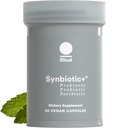 Rituel Synbiotique+ Probiotique, Prébiotique, Postbiotique, Supplément 3-en-1 pour la santé git et le soutien digestif, Régulière, Bloat, Immune, Vegan Released-Released Daily Capsule, Femmes et Hommes, 30 jours