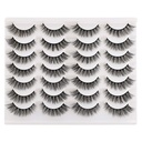 Nieuwcally wimpers valse wimpers kattenogen Wispy Natural Faux Mink wimpers 14 paar pak licht volume korte nep-oog wimpers multiverpakking