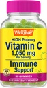 WellYeah Vitamine C 1050 mg Gummy's - Natuurlijke Smaken - Immune Support Dieetsupplement, Antioxidant Ondersteuning - Extra sterkte Vegetarische Gummy, Non-GMO, Glutenvrij - 30 porties