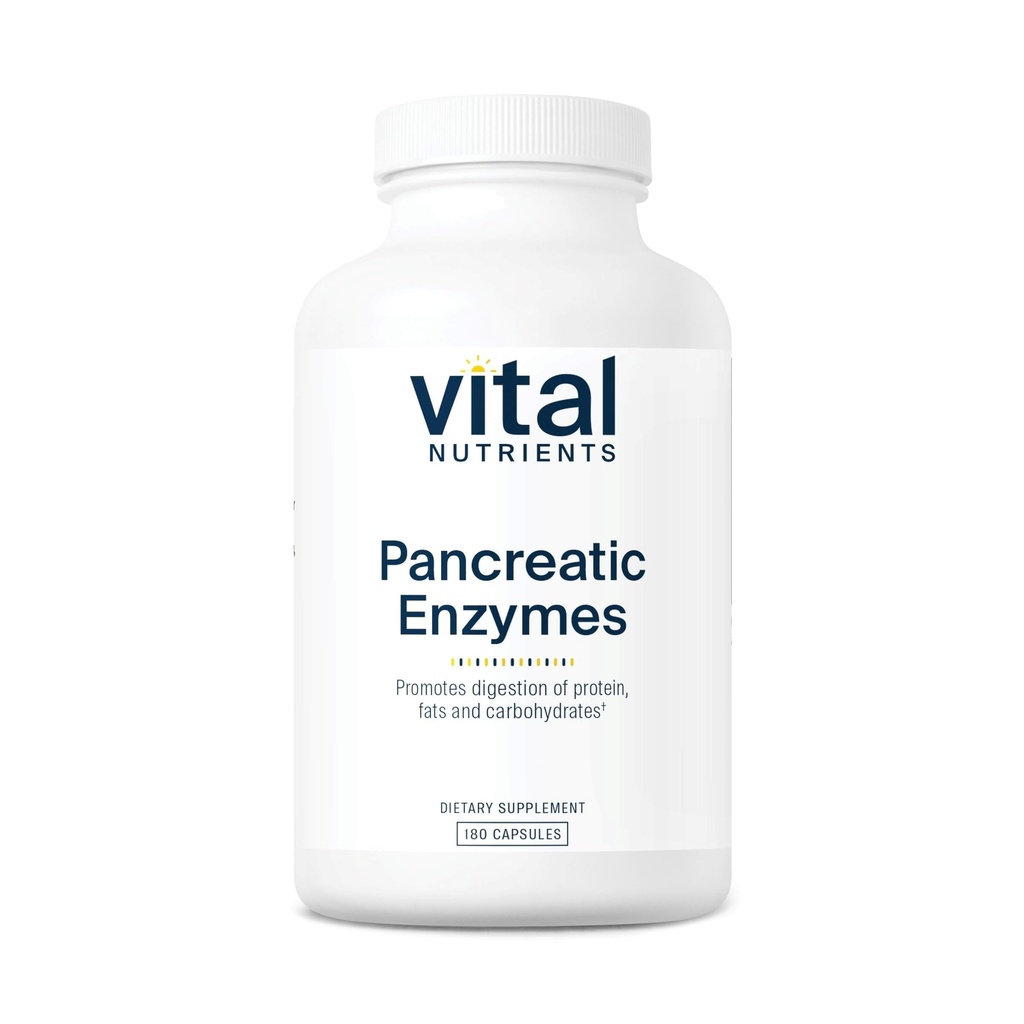 Nutriments vitaux Enzymes pancréatiques 1000mg (pleine force)