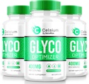 NutraRize (verpakking van 3 Celsium Glyco Optimizer, maximale sterkte bloedstroom ondersteuning, capsules om stabiele niveaus te handhaven, Herbal Plus vitamines Formule voor de algemene gezondheid, officiële beoordelingen (180 Capsules)