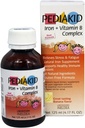 IJzer + vitamine B complex Alle nieuwe formule natuurlijke vitaminen en minerale supplement om kinderen te helpen met vermoeidheid, vermoeidheid en broosheid