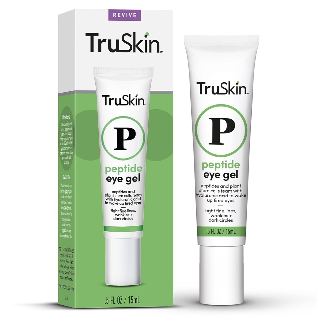 TruSkin Peptide Eye Gel Verbeteren Look of Dark Circles & Lines for Brighter-Looking Eye Area 