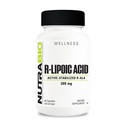 NutraBio R-Lipoic Acid Supplement, 200mg 