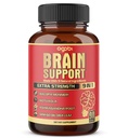 Supplément de soutien cérébral 9in1 - Racine d'Ashwagandha concentrée, Poudre de kola Gotu, Poudre de Bacopa Monnieri et plus - 90 Capsules - 3 mois d'approvisionnement