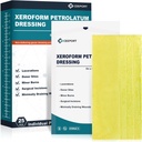 Medisch Xeroform Petrolatum Dressing 5x9 - Niet-Adherent Gauze Pad Strip, Fine Mesh Gauze Patch Supplies for Wound Care, Burns, Lacerations, & Skin Grafts (Pack van 25)