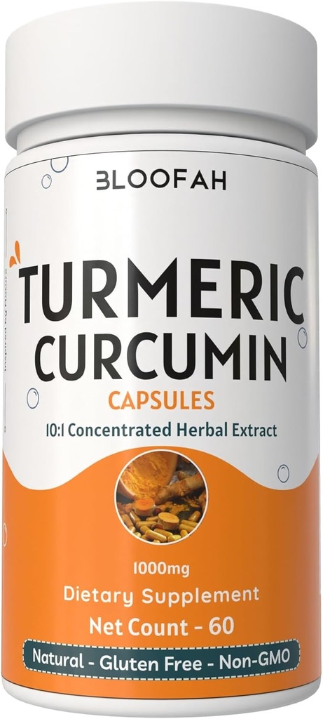 Kurkuma Capsules 500mg Curcuma Longa 10:1 Extract & Poeder 