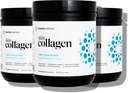 SMARTERNUTRITION Collagène marin - Peptides de type 1 et 3 avec antioxydants à base d'herbes pour la santé de la peau et des cheveux - Vitamine E & C, Thé vert, Poudre de baie, Quercetine - (60 portions (paquet de 3))