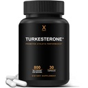 HumanX Turkesterone+ 800mg - USA Third Party Tested (Similar to Ecdysterone) for Muscular Development & Dynamic Athletic Performance - Natural Anabole - Non GMO, Vegan - Turkesterone Supplement