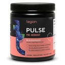 LÉGION Pulse avant l'entraînement - Toutes les boissons naturelles d'oxyde nitrique pré-entraînement pour stimuler l'énergie, sans créatine, naturellement sucrée, Beta Alanine, Citrulline, Alpha GPC (Blue Raspberry)