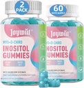 Suikervrije Inositol Gummies, Inositol Kauwbare Supplement voor vrouwen, 40:1 Ratio Myo-Inositol & D-Chiro Inositol met Magnesium Glycinate, Vruchtbaarheid Ondersteuning voor de reguliere cyclus & Hormone Balance,120CT