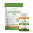 Digestieve ondersteuning Thee & Probiotische Supplement (40 miljard CFU, 60 capsules) 