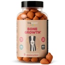TruHeight Kids Bone Growth Gummies (Strawberry, Leeftijden 2+) Lange Voeding voor natuurlijke groei voor kinderen & peuters - Vitamine D, Calcium, K, Magnesium Multivitamine, Bone Strength Vitaminen, D3 K2, Taller