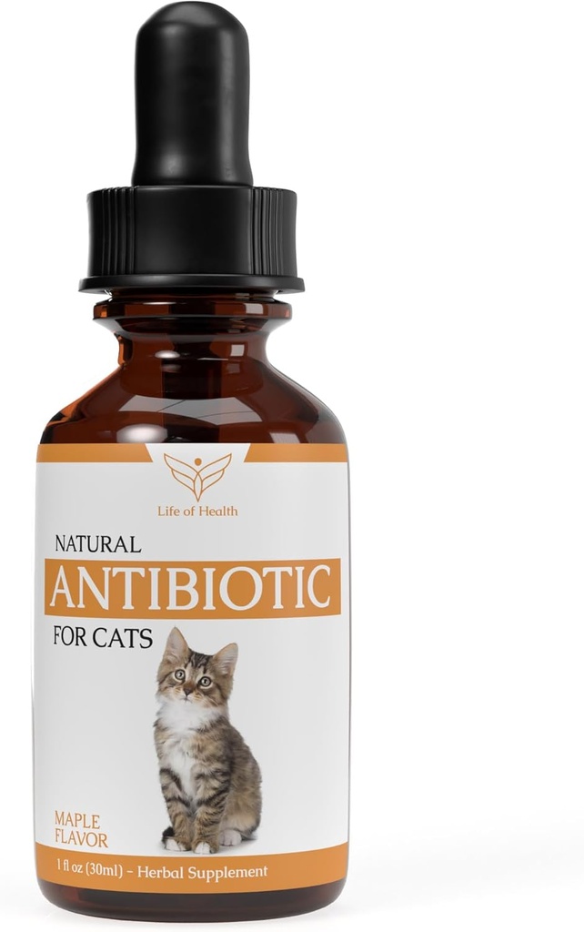 Natuurlijke antibiotica voor katten - Cat Antibiotica - Cat Antibiotica - Pet Antibiotica - Cat Immune Ondersteuning - Antibiotica voor katten - Cat Multivitamine - Cat UTI Antibiotica - (2 Pack)