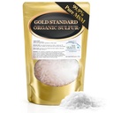 Gold Standard Organic Sulfur Crystals 1lb - 99,9% Pure MSM - High-Purity MSM Supplement Powder - Large Granular Flakes - 3rd Party Tested for Purity