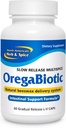 North American Herb & Spice OregaBiotic - 60 Capsules - Immuunsysteem & Digestieve ondersteuning - Haar, huid & nagelgezondheid - Zwarte zaadolie, komijnolie, Oreganoolie, salieolie - niet-GMO - 30 Totaal porties
