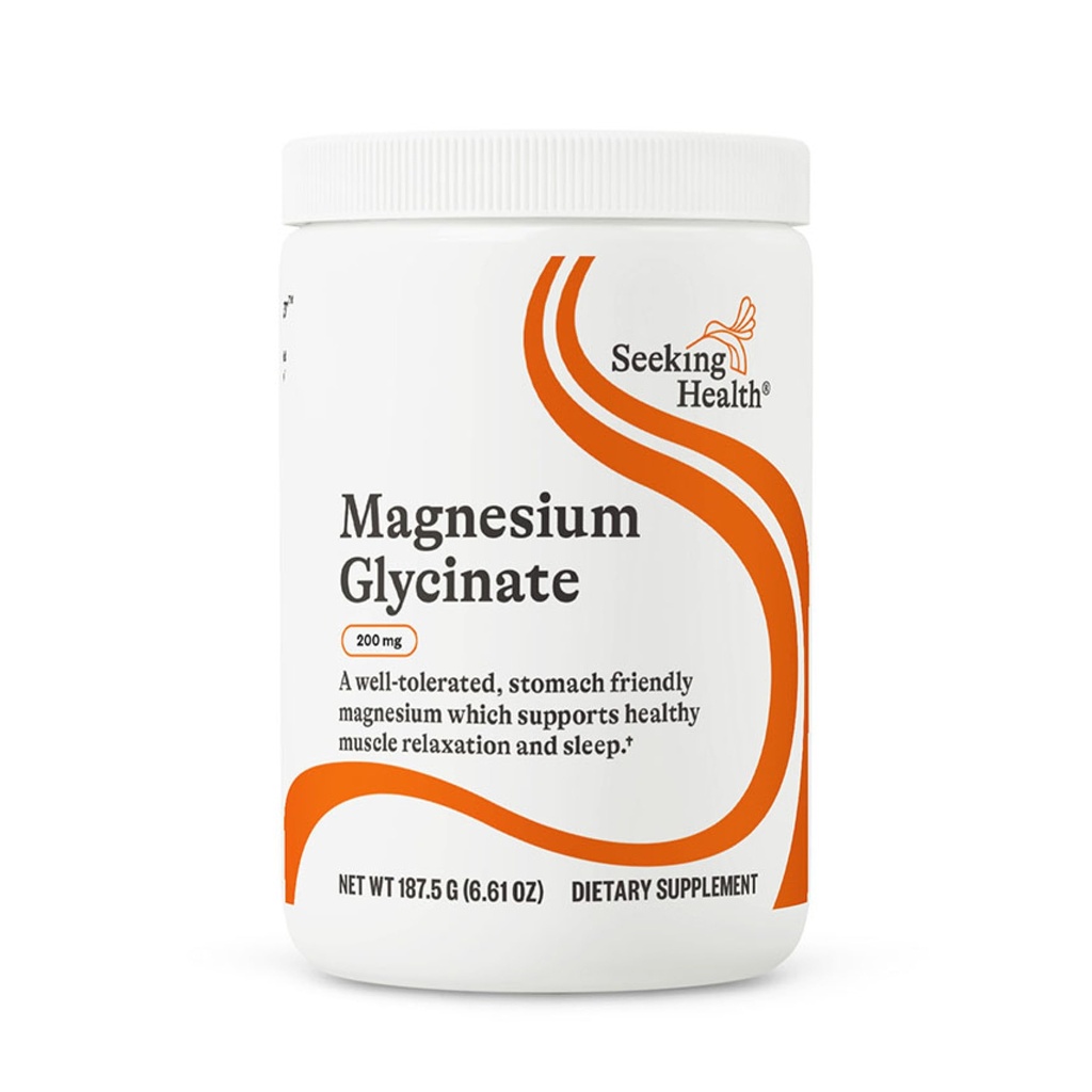 Recherche Santé Magnésium Glycinat poudre, 200 mg par portion, Biodisponible Bisglycinate Chélalate, Soutien Sommeil et Relaxation, Énergie Naturelle, Végétarien (75 portions)