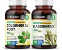 BIO Krauter Goldenseal 100 Capsules & Bladderwrack 100 Capsules