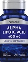 Piping Rock Alpha Lipoïne Acid 600mg 