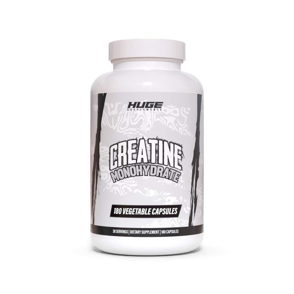 Creatine Monohydrate Capsules, 5g Per Serving, Scientifically Dosed To Maximize Lean Muscle Growth, Strength, Recovery & Performance, Thoroughly Tested For Purity, For Men & Women, Convenient Capsules