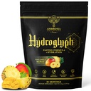 Ambrosia Hydroglyph Intraworkout Formule w/BCAA + EAA + Elektrolyten Hydration Powder to Protect Lean Muscle, 0g Sugar Fasting Hydration Drink Mix, Made w/Coconut Water (Pineapple Mango)