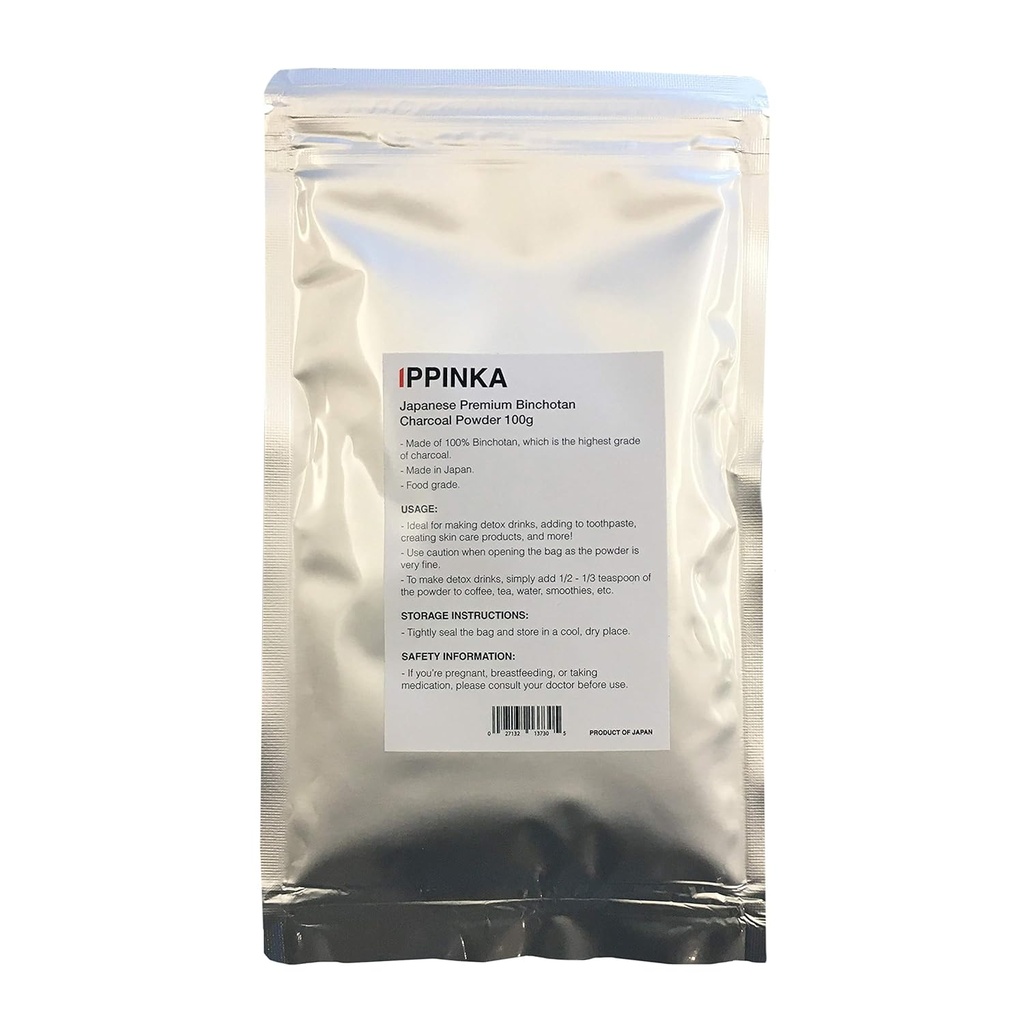 Japans Premium Binchotan Charcoal Poeder 100g