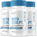 rize labs MitoSculpt gewichtsverlies pillen - Sculpt uw ideale lichaam met MitoSculpt Advanced Formula Capsules, Supplement to Turn Mobilized Fat for Fuel (180 Capsules) (pack of 3)