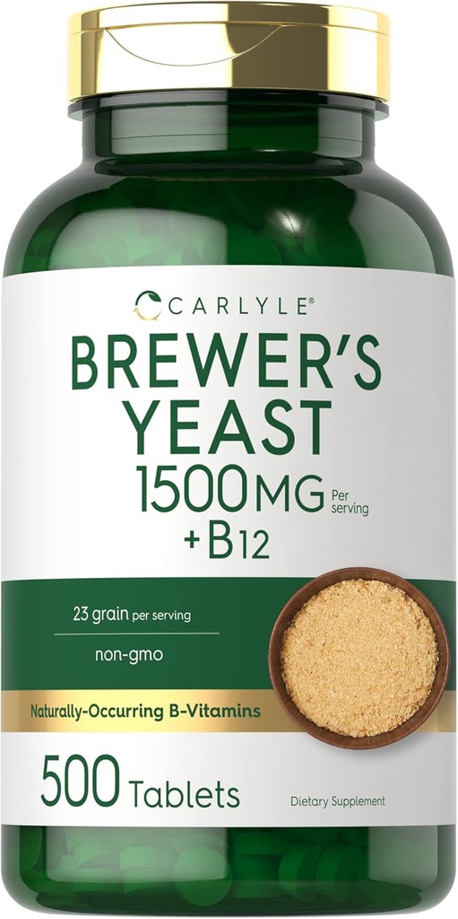 Carlyle Brewers Gisttabletten met vitamine B12 